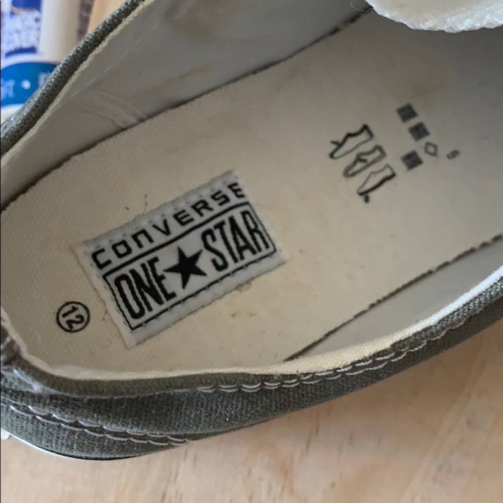 Grey and White Converse size 12 - Picture 5 of 7